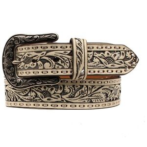 ARIAT WOMEN'S FAUX LEATHER WESTERN BELT
